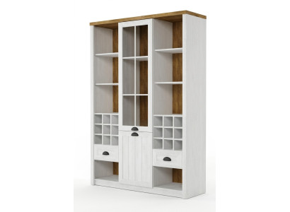 Vitrinen Glas Bar Schrank Haus Bücher Schränke Wand Regal Holz Vitrine Möbel xxl