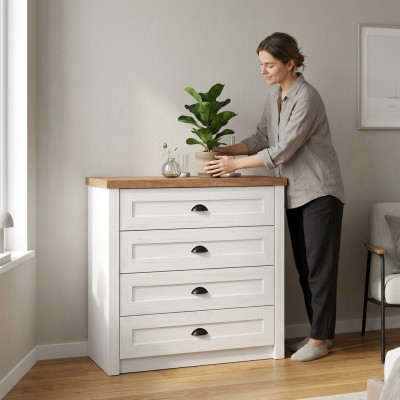Kommoden Landhaus Kommode Sideboard Möbel Holz Schränke Neu Anrichte Schrank Neu