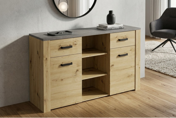Kommodenschrank Sideboard Möbel Anrichte Holz Regal Landhaus Kommode Kommoden