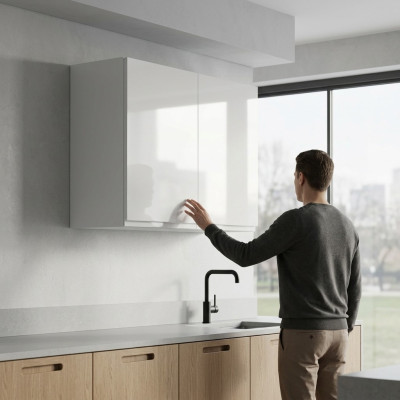 Küchen Regal Küchenschränke Schrank Schränke Aufhängen Küchenhängeschränke