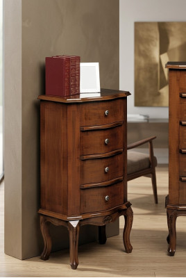 Anrichte holz Schubladenschrank Schrank Kommode mit 4 Schubladen Sideboard Neu