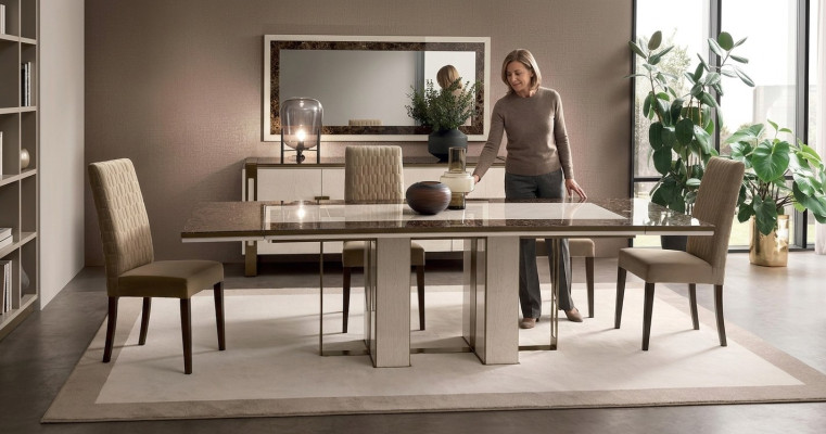 Esstisch Tisch Esszimmer Wohnzimmer Garnitur Holz Design Tische 200x102/280cm