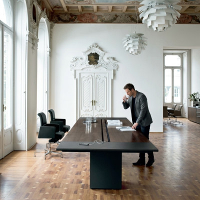 Konferenztisch Meeting Schreibtisch Büro Platz Tische Möbel Neu