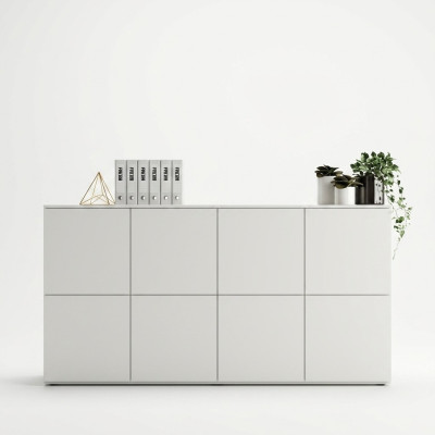 Kommode Sideboard Anrichte Highboard Kommode Weiß Schrank Wohnzimmer Holz Neu