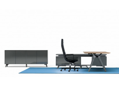 Design Schreibtisch Italienische Möbel Einrichtung Computermöbel Tisch Frezza