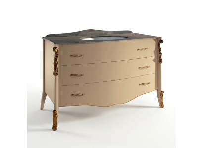 Badmöbel Unterschrank Waschtisch Waschbecken 122cm Schrank Badezimmermöbel Bad