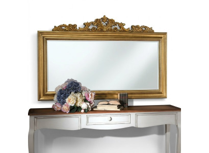 Klassischer Designer Echten Holz Rahmen XXL Spiegel 184x117 Spiegel - Model BV