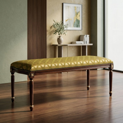 Design Luxus Hocker Polster Modern Sitz Textil Relax Beistell Sofa Chesterfield
