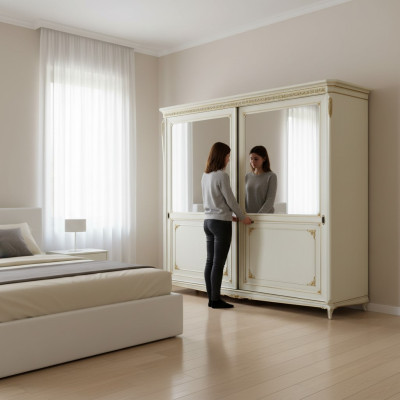 Klassische Kleiderschränke Neu Landhaus Stil Schrank Kleiderschrank Holzschrank