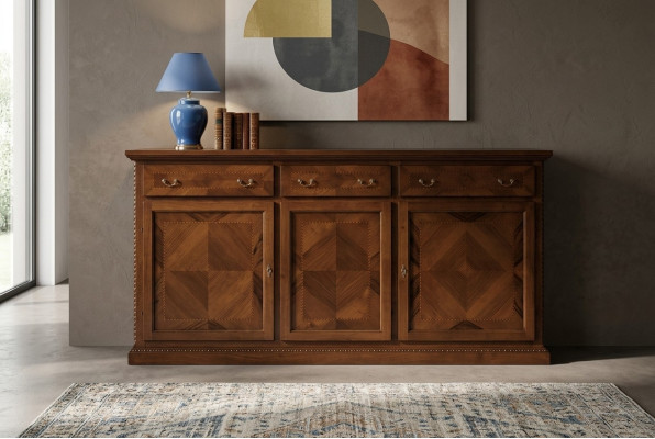 Buffetschrank Anrichte Neu Sideboard Anrichte Schublade Vitrine Wohnzimmer Holz