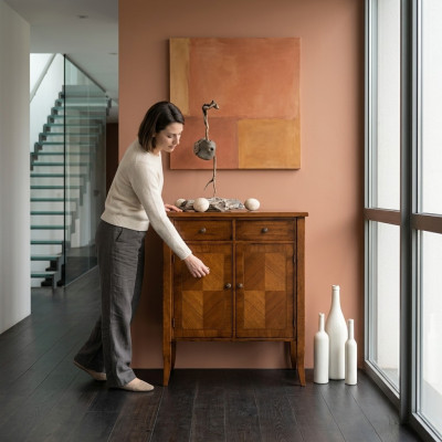 Sideboards Holz Schrank Möbel Kommoden Braun Kommode Anrichte Sideboard Massiv