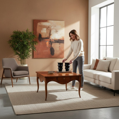Design Tisch Wohnzimmertisch Tische Couchtisch Massiv Beistelltisch Kaffeetisch