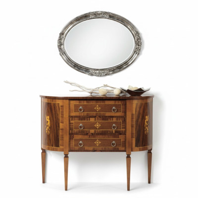 Kommoden Italienische Möbel Massiv Spiegel 2tlg Kommode Sideboard Schrank Holz