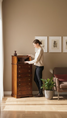 Kommode Holz Sideboard Schrank Schränke Massiv Kommoden Wohnzimmer Schubladen