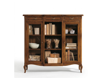 Bücher Regal Anrichte Klassische Möbel Regale Holz Wohnzimmer Vitrine Schrank