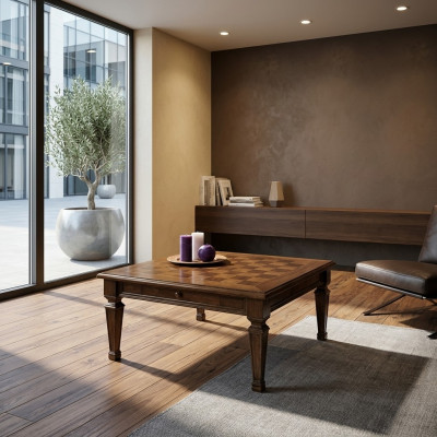 Designer Tisch Wohnzimmertisch Tische Couchtisch Holz Beistelltisch Kaffeetisch
