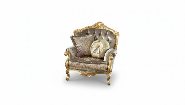 Möbel Stühle Neu Art déco Design Sessel Textil Wohnzimmer Lounge Luxus Design