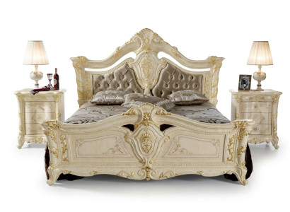 Design Möbel Modern Bett 2x Nachttisch 3 tlg Schlafzimmer Set Luxus