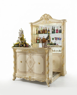 Bartisch Stehtisch Theke Tresen Bar Hausbar Antik Stil Barock Bartheke Bartresen