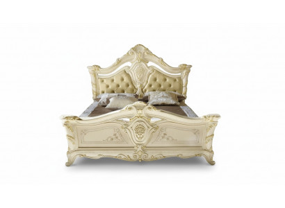 Chesterfield Schlafzimmer Barock Möbel Textil Klassisch Bett Luxus