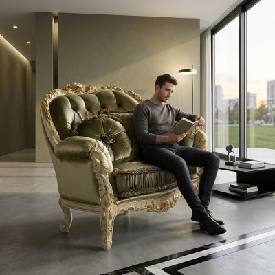 Zweisitzer Sofa 2 Sitzer Design Sofas Polster Couchen Neu Textil Relax Klassisch