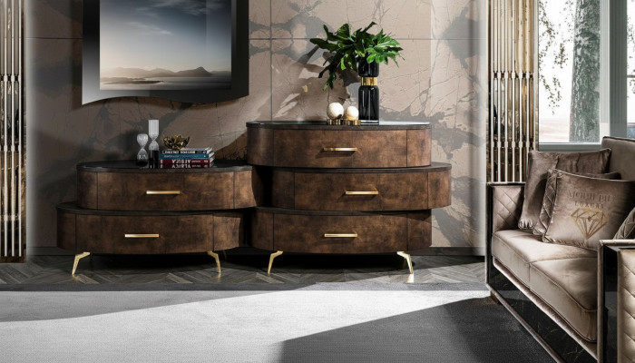 Luxus Holz Kommoden Schrank Regal Konsole Möbel Neu Kommode Design Schrank