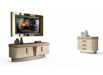 Set Modern Wohnwand Kommode RTV Wohnzimmer Wohnwände Wohnzimmer Set TV-Rahmen