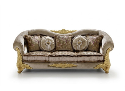 Sofa Couch Textil Sofa 3 Sitzer Textil Dreisitzer Design Polster Luxus Sitz Neu