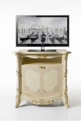 tv Sideboard rtv Wohnzimmer Design Regal Beige Holz Regale Lowboard Italien Neu