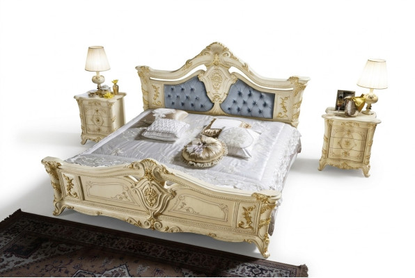 Betten Chesterfield Möbel Leder Schlafzimmer Hotel Barock Klassisches Bett Luxus