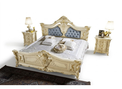 Betten Chesterfield Möbel Leder Schlafzimmer Hotel Barock Klassisches Bett Luxus
