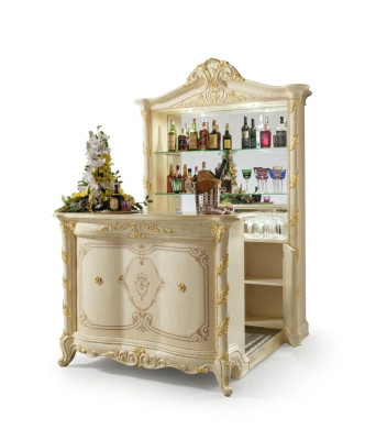 Wohnzimmer Designer Regal Möbel Holz Haus Wand Bar Schrank Barschrank Vitrine