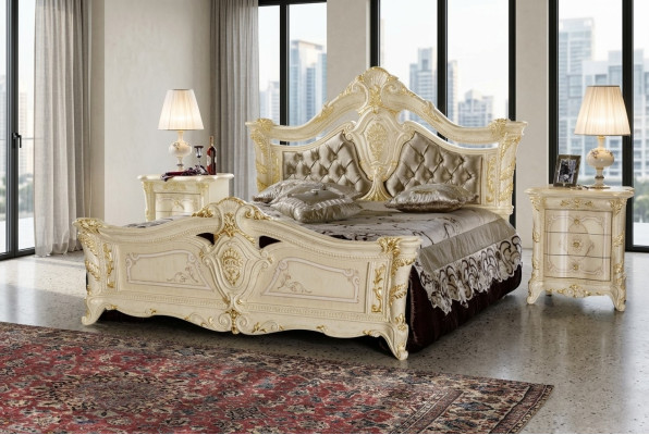 Doppelbett Bettrahmen Holz Design Modern Luxus Bett Hotel Betten Polsterbett