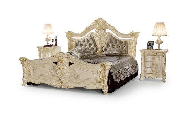 Doppelbett Bettrahmen Holz Design Modern Luxus Bett Hotel Betten Polsterbett