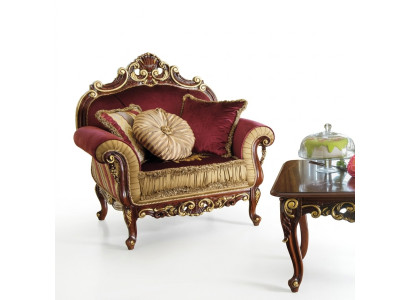 Sessel Design Couch Sofa Relax Stoff Lounge Club Sitzer Luxus Turkis Barock Neu