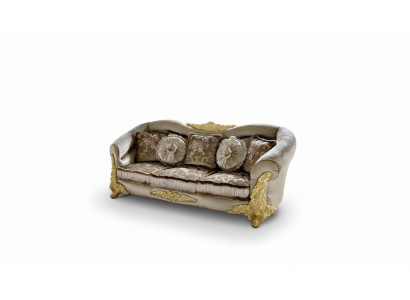 Sofa 3er Sitz Sofas Zimmer Braun Chesterfield Dreisitzer Couch Polster Design