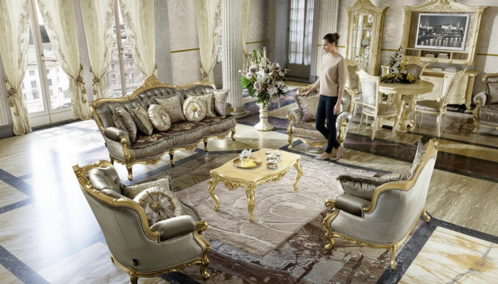 Wohnlandschaft 3 Sitzer Couch Sofa Couchen Polster Couchen Dreisitzer Klassische