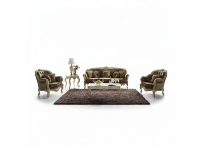 Sofa Couch Textil Polster Sitz 3+1+1 Sitzer Garnitur Design Couchen Sofas Neu