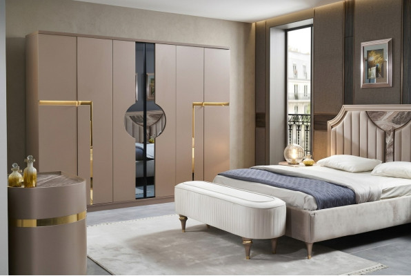 Kleiderschrank Luxus Schrank Schlafzimmer Möbel Italienische Art Holz Schränke