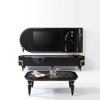 Modern tv Lowboard rtv Schrank Möbel Ständer Fernseh Media Schrank Sideboard
