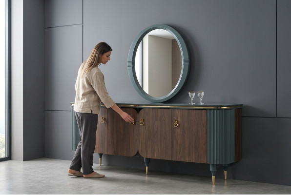 Möbel Kommode Sideboard Schrank Modern neu Kommoden Holz Schränke Anrichte Neu