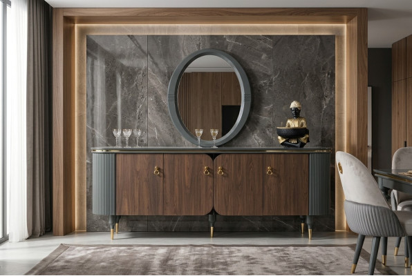 Möbel Kommode Sideboard Schrank Modern neu Kommoden Holz Schränke Anrichte Neu
