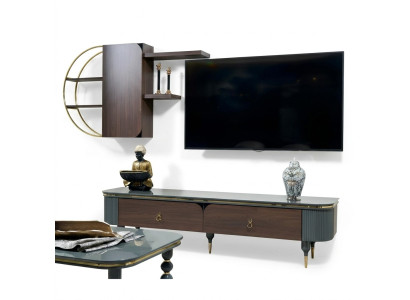 Holz design tv Möbel Regale Schrankwände Regal Wohn Wand Schränke Side Low Board