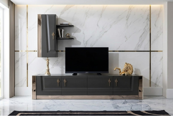 sidebaord Wohnzimmer Möbel tv Lowboard Fernseh Stand Design rtv Schrank Wohnwand