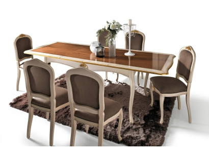 Barock Antik Stil Esstisch Tisch Echtes Holz Klassische Design Tische Italien