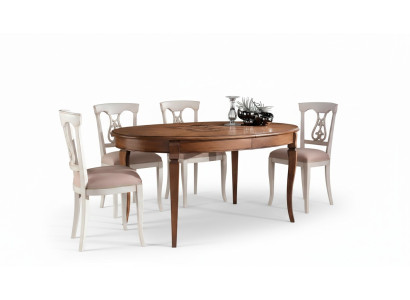 Esszimmer Wohnzimmer Esstische Tische Tisch Möbel Esstisch Naturholz Retro Style