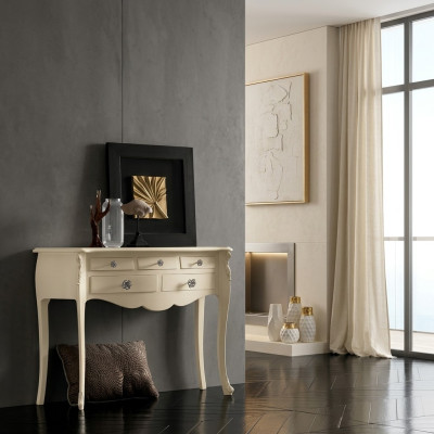 Konsolen Möbel Holz Telefon Beistell Italienische Tische Konsole Sideboard Neu