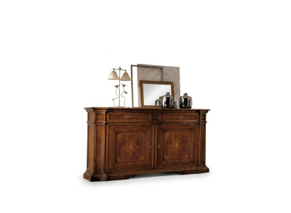 Luxus Kommode Hoch Schrank Kommoden Sidebaord Schränke Holz Braun Italien Möbel