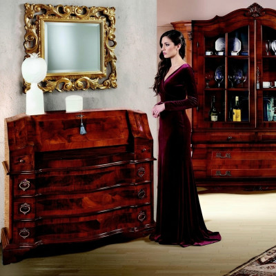 Kommode Design Kommoden Schrank Holz Anrichte Konsole Schränke Möbel Braun Neu