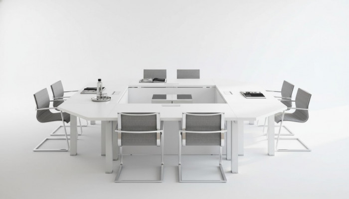 Bürotisch Besprechungstisch Konferenztisch Arbeitstisch Büromöbel Counter Möbel